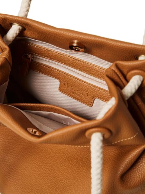 TWINSET rope-handles bucket bag - Brown