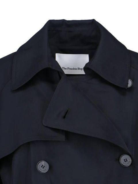 The Frankie Shop Veyron double-breasted trench coat - Blue