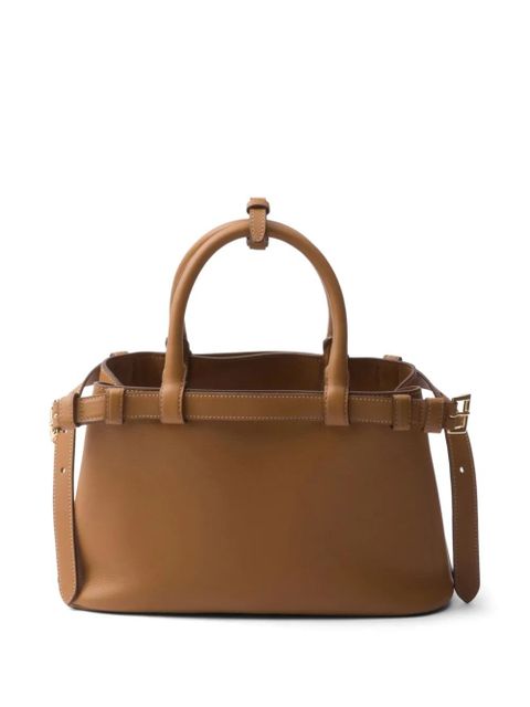 Prada small Buckle tote bag - Brown