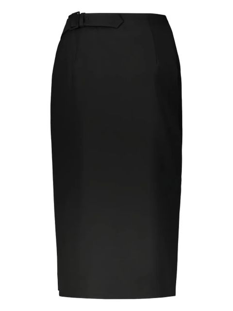 Balenciaga wrap midi skirt - Black - zdjęcie produktu nr 2