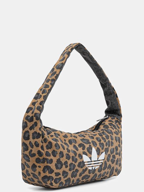 adidas Originals torebka bawełniana Leo S Bag kolor beżowy JX3198