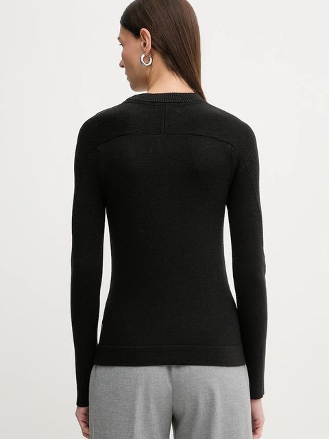 G-Star sweter wełniany 0 damski kolor czarny lekki D27712.B692 - zdjęcie produktu nr 2