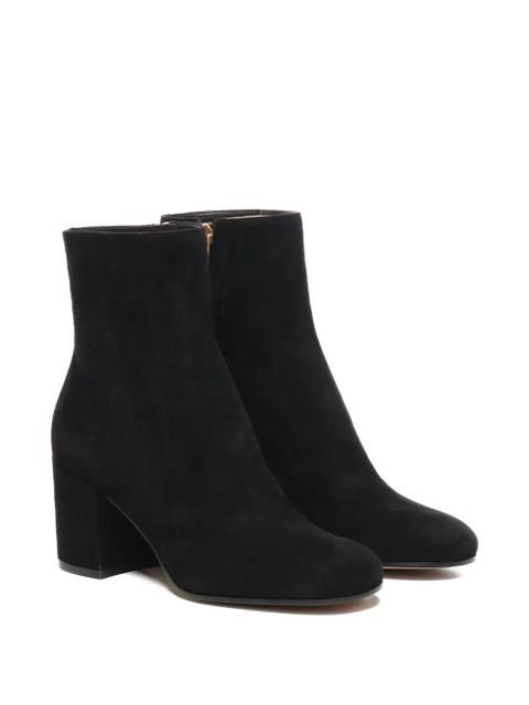 Gianvito Rossi 70mm block-heel zip ankle boots - Black