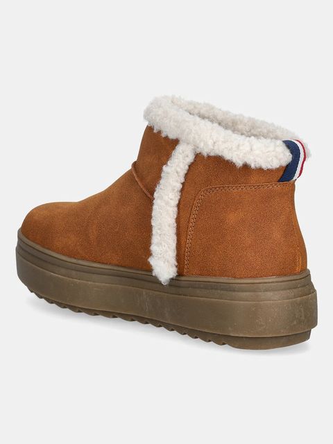 U.S. Polo Assn. botki ICY006 kolor brązowy na platformie lekko ocieplone ICY006W/EH1 - zdjęcie produktu nr 2