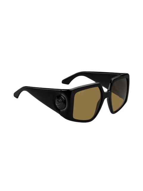 ETRO Pegaso-motif oversize-frame sunglasses - Black