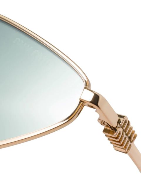 Miu Miu Eyewear Regard sunglasses - Gold