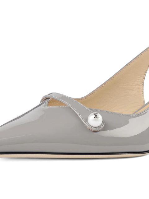 Jimmy Choo Amita pearl pointed pumps - Grey