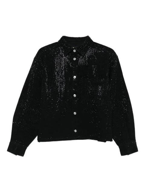 Maje sequin-embellished shirt - Black - zdjęcie produktu nr 1