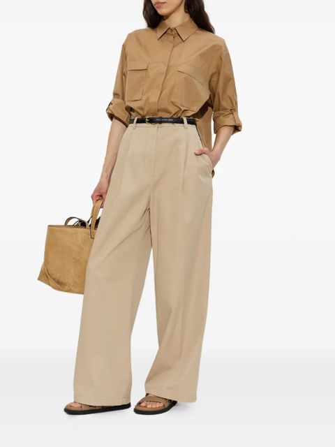 Max Mara flap-pocket cotton shirt - Neutrals - zdjęcie produktu nr 2