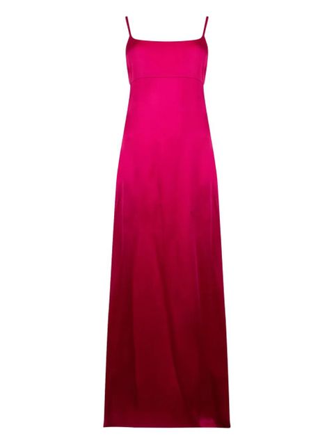Max Mara square-neckline bow maxi dress - Pink - zdjęcie produktu nr 1