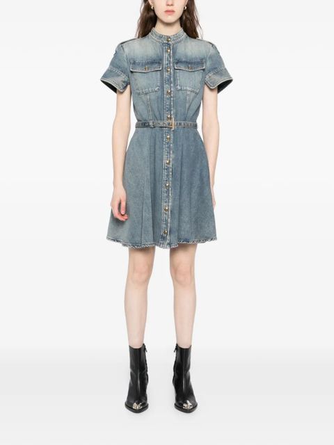 Alexander McQueen denim mini dress - Blue - zdjęcie produktu nr 2
