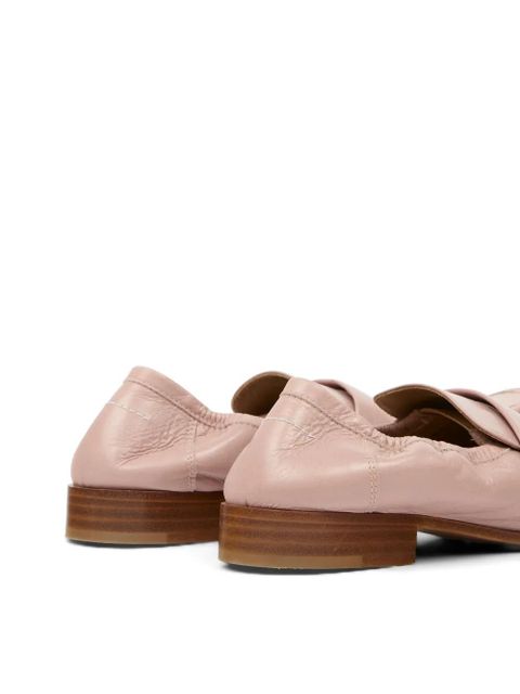 MM6 Maison Margiela penny strap leather ballet flats - Pink