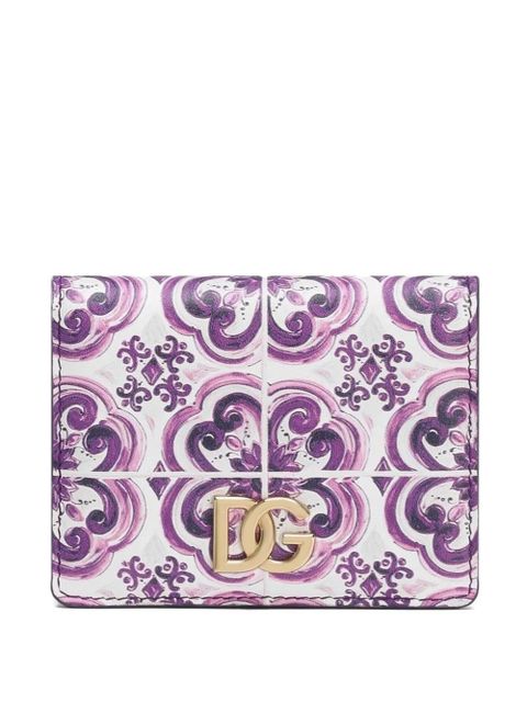Dolce & Gabbana Majolica-print wallet - White - zdjęcie produktu nr 1