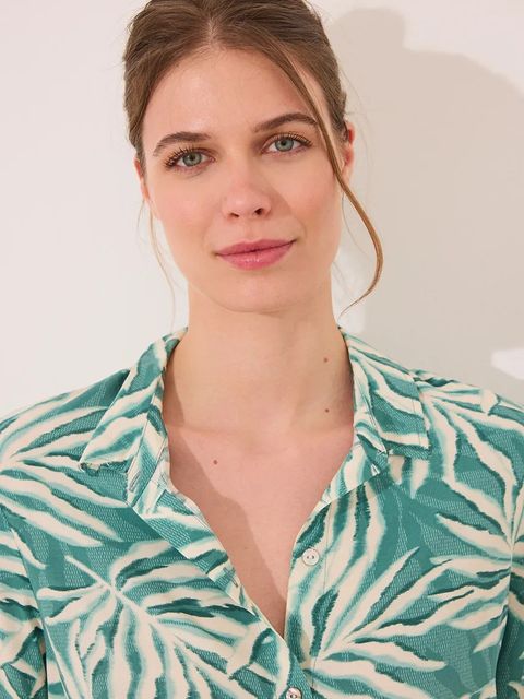 women'secret piżama damska kolor zielony 4859415