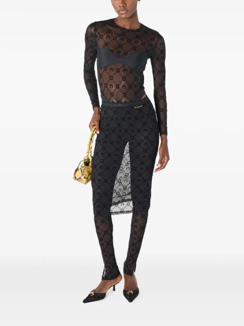 Marine Serre Moongram trousers - Black