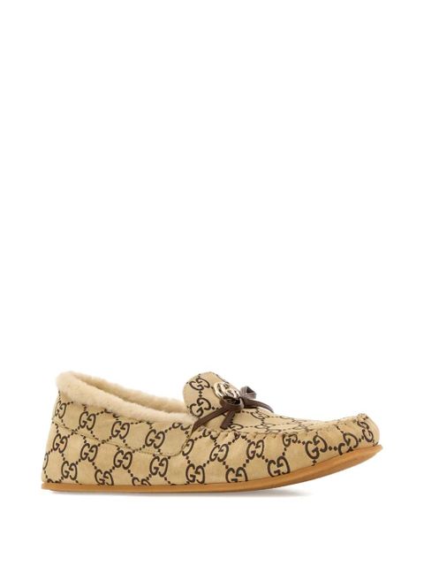 Gucci bow-detail leather loafers - Neutrals - zdjęcie produktu nr 2