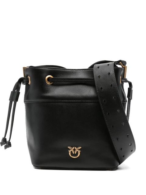 PINKO love birds bucket bag - Black - zdjęcie produktu nr 1