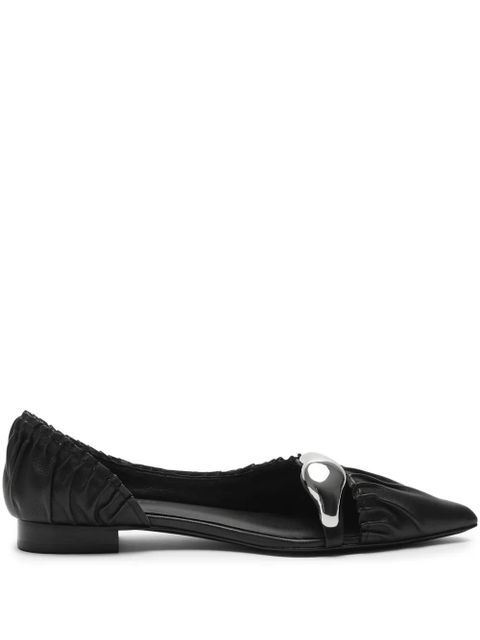 Manière De Voir Céleste metal-detail hardwave flat pumps - Black - zdjęcie produktu nr 1