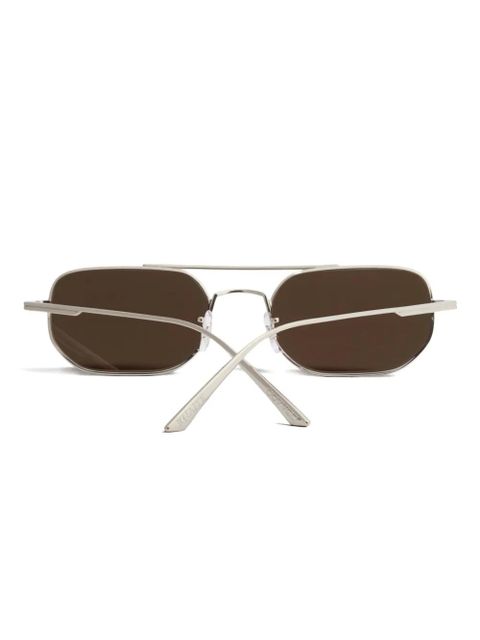 KHAITE geometric-frame sunglasses - Grey