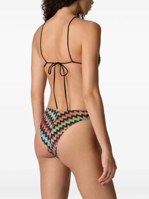 Missoni zigzag-pattern bikini - Black