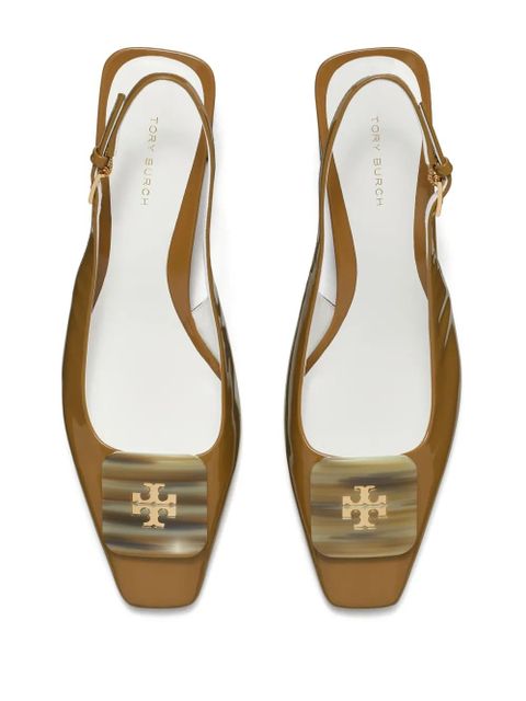 Tory Burch 55mm Georgia slingback pumps - Neutrals
