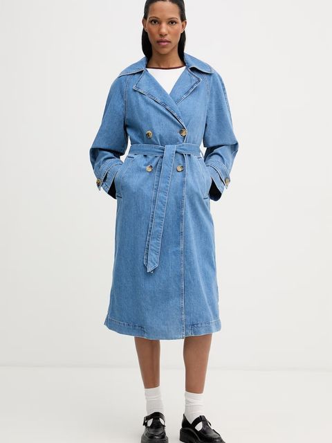 Marc O'Polo płaszcz damski jeansowy - zdjęcie produktu nr 1