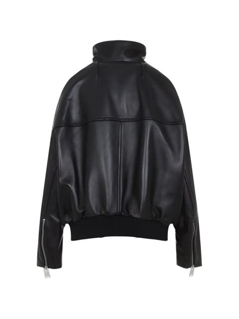 KHAITE zip-fastening funnel-neck jacket - Black - zdjęcie produktu nr 2