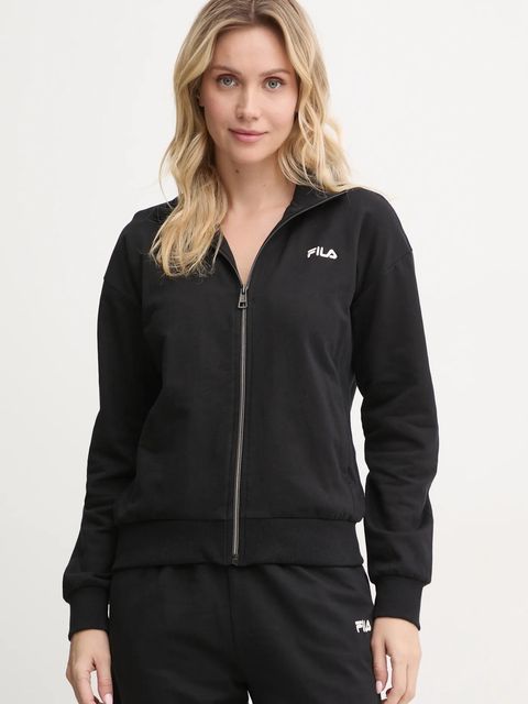 Fila dres lounge bawełniany kolor czarny FPW4182