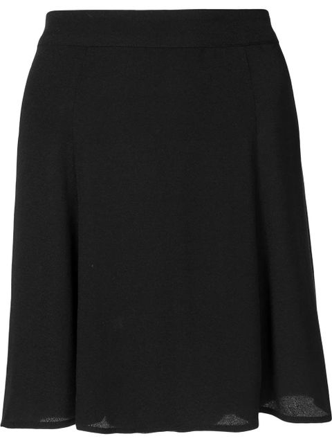 Reformation Flounce high-waist miniskirt - Black - zdjęcie produktu nr 1
