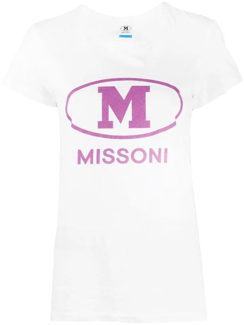 Missoni logo print T-shirt - White - zdjęcie produktu nr 1