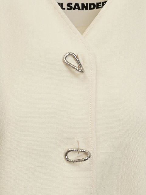 Jil Sander buttoned jacket - Neutrals