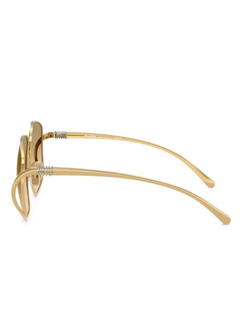 Miu Miu Eyewear square-frame sunglasses - Gold