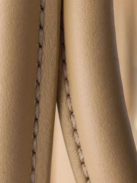 Prada medium leather top-handle bag - Neutrals