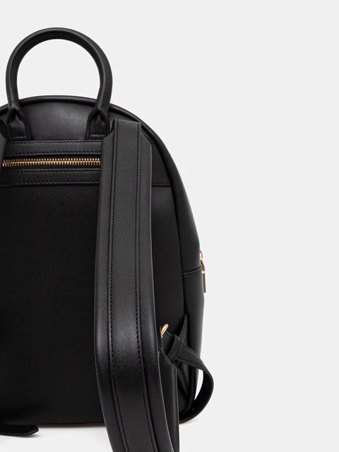 Love Moschino plecak damski kolor czarny duży z aplikacją JC4124PP0NKB100A