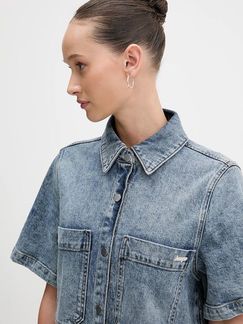 Hugo Blue sukienka jeansowa Gandira_B