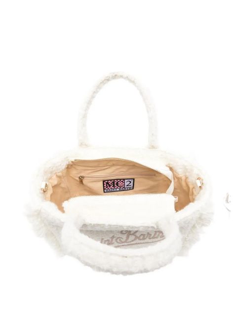 MC2 Saint Barth embroidered tote bag - White