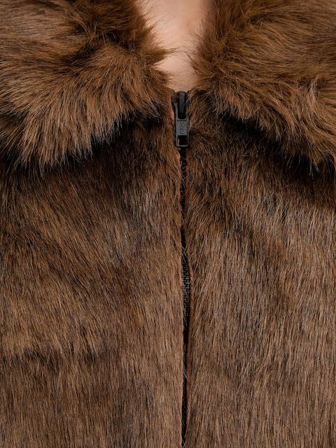 Bardot płaszcz kolor brązowy 59474JB3