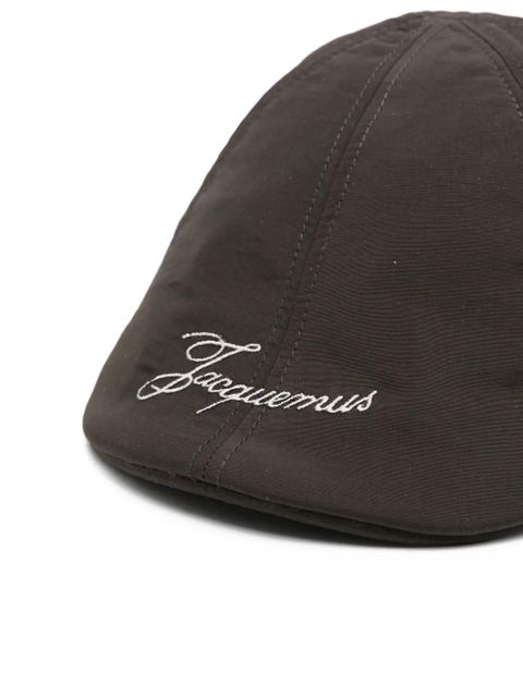 Jacquemus Le Beret Baluchon logo-embroidered cap - Brown
