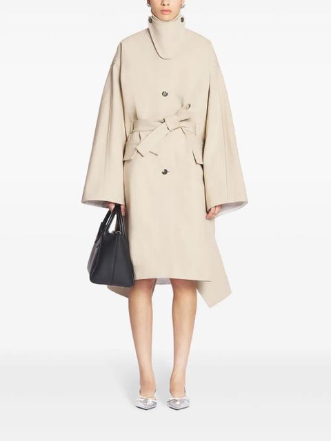 Lanvin spread-collar coat - Neutrals - zdjęcie produktu nr 2