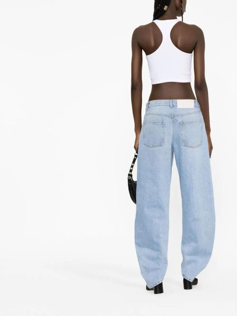 Off-White Bleach Twist Banana jeans - Blue