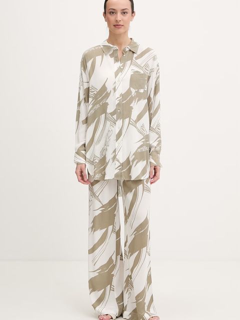 DKNY spodnie wide leg damskie - zdjęcie produktu nr 1