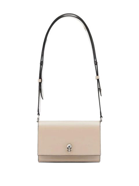 Alexander McQueen small The Biker Skull shoulder bag - Neutrals