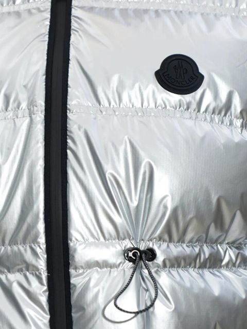 Moncler drawstring padded gilet - Silver
