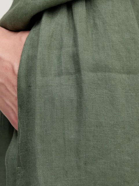 United Colors of Benetton spódnica lniana