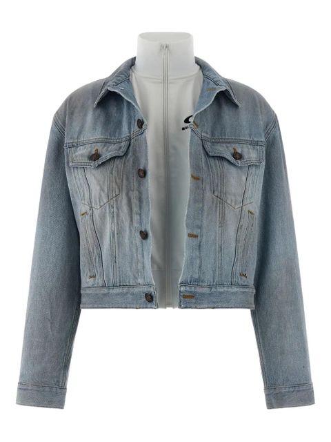 Balenciaga stonewashed double-layer jacket - Blue - zdjęcie produktu nr 1
