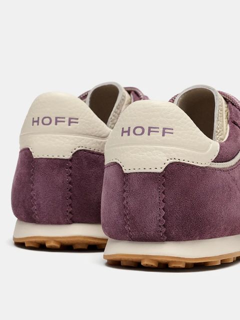 Hoff sneakersy skórzane BRIDGE damskie kolor fioletowy 22561028