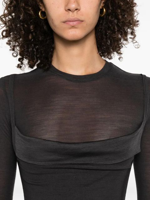 Nanushka cowl-neck side-split maxi dress - Grey