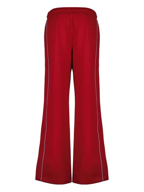 Rabanne elasticated side-zip track pants - Red - zdjęcie produktu nr 2