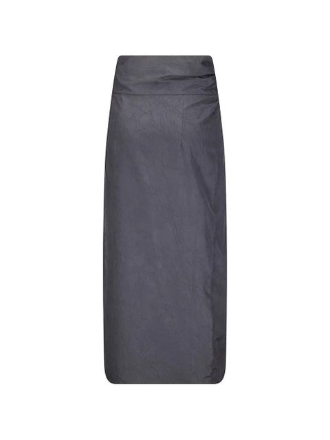 Róhe crinkled-texture midi skirt - Grey - zdjęcie produktu nr 2