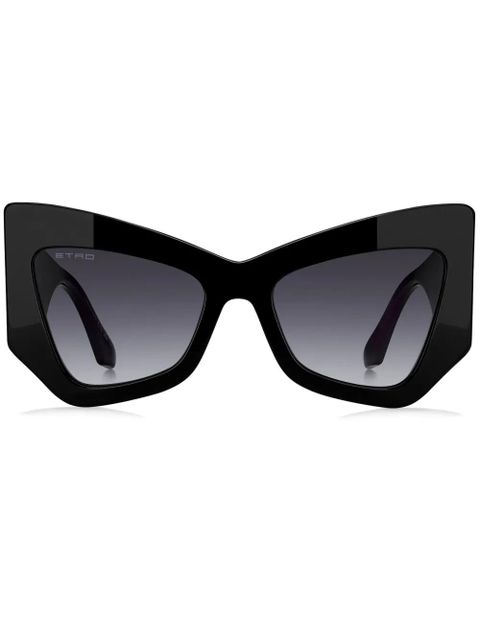 ETRO logo-plaque sunglasses - Black - zdjęcie produktu nr 1